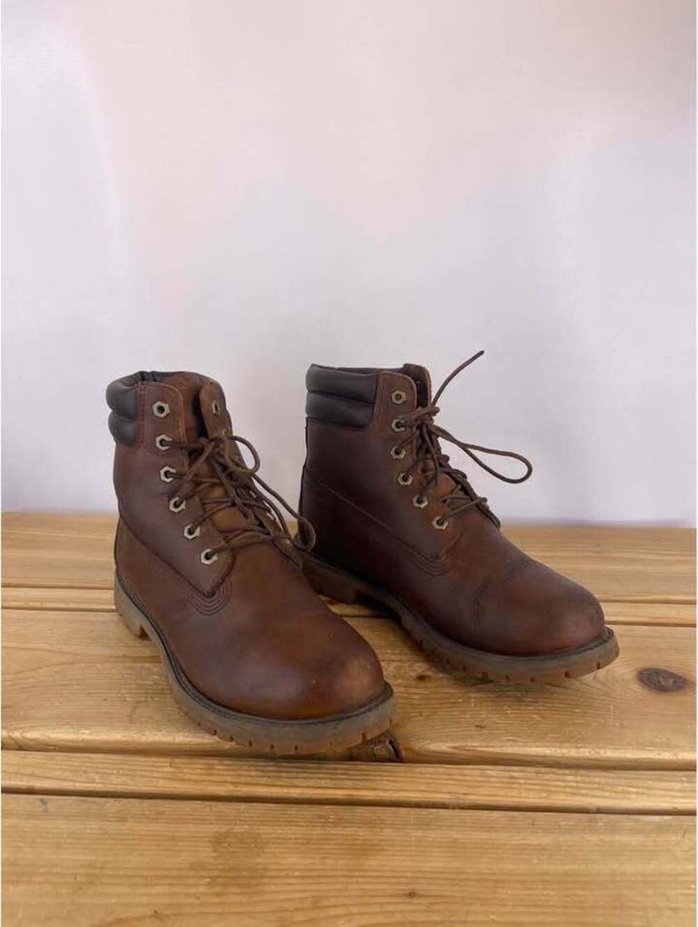 Timberland Waterville 6 Inch Double Colla Boots Brown Women's 9.5 M / Men's 8